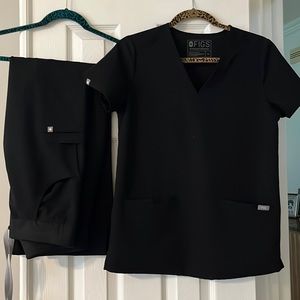 Figs scrub set women’s xs black